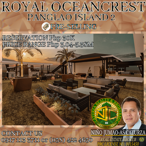 Royal Oceancrest Panglao 2 Condominium Pre-Selling Propertyph