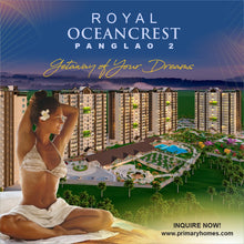 Load image into Gallery viewer, Royal Oceancrest Panglao 2 at Panglao Island Bohol as low as 3.6M