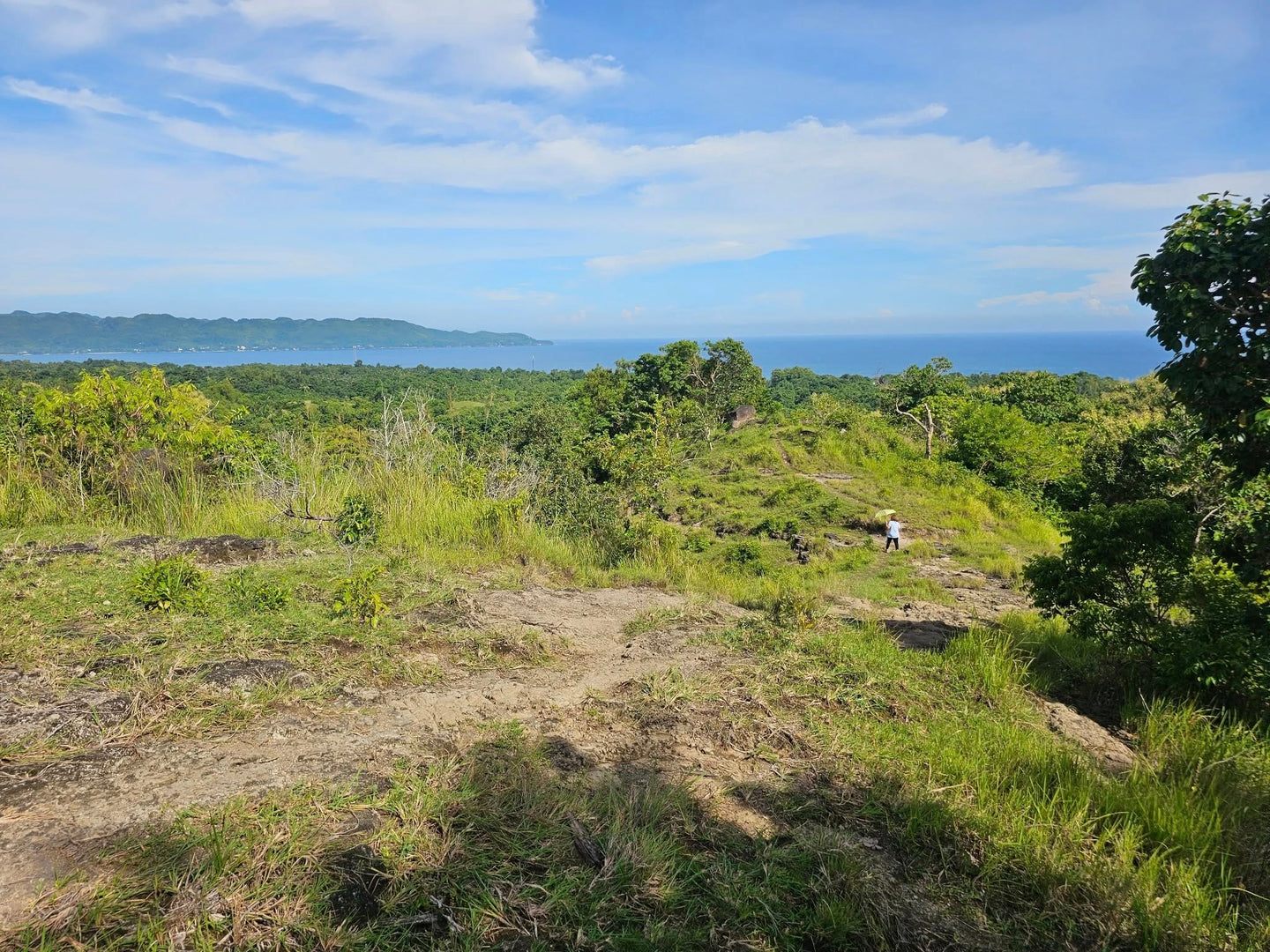Overlooking lot for sale in Cabantian Hills, Guindulman Bohol