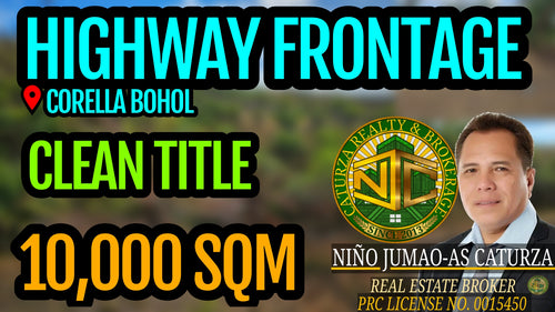 Highway Lot For Sale In Corella Bohol 10,000 Sqm Propertyph.net