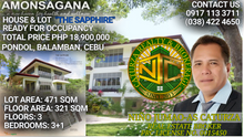 Load image into Gallery viewer, Amonsagana Retirement Village House &amp; Lot &quot;The Sapphire&quot; Php 18,900,000