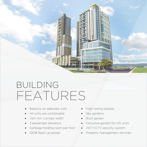 Baseline Residences Condominium at the heart of the City as low as 23k a month